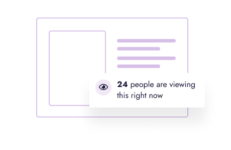 Real-time visitors